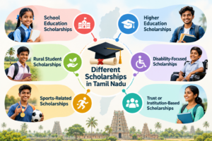 different scholarships in Tamil Nadu