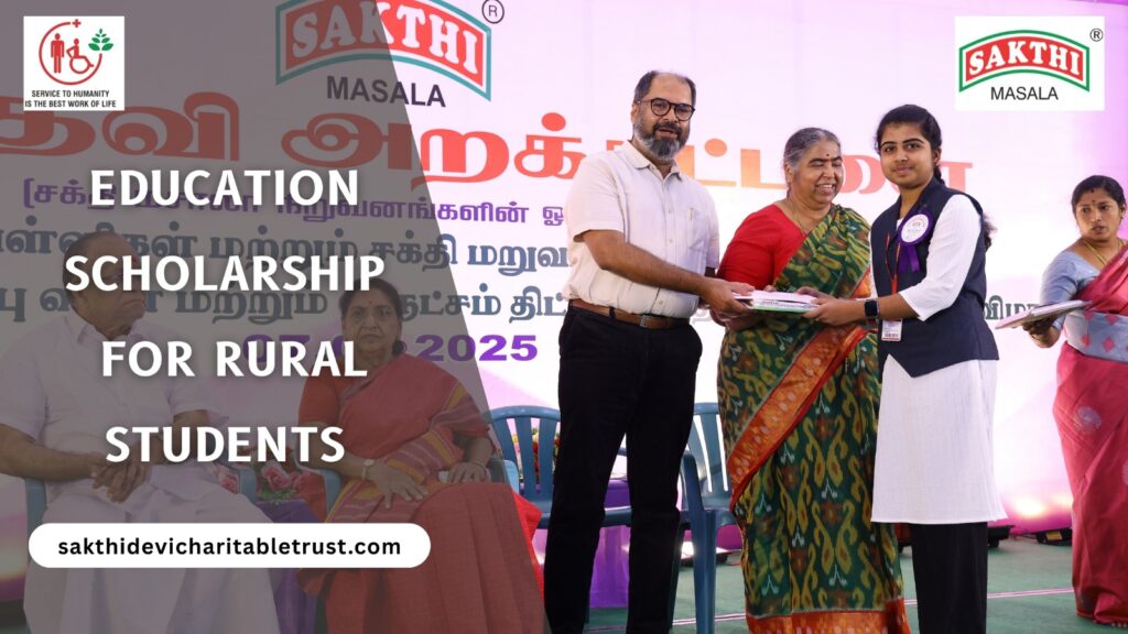 Education Scholarship for Rural Students: How Sakthidevi Charitable Trust Helps Government School Children in Erode