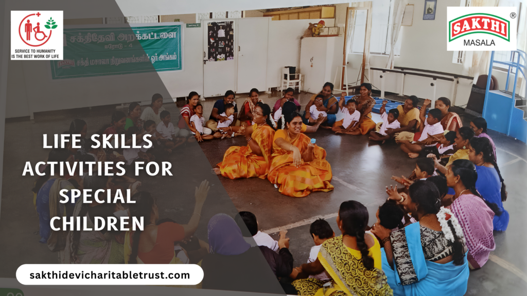 life skills activities for special children to build independence
